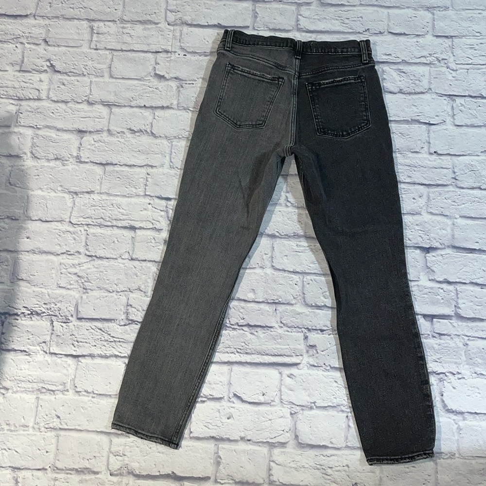 Abercrombie and Fitch The Skinny High Rise Jeans - Two Toned Size 26 - Picture 2 of 4